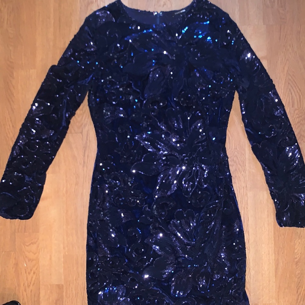 Velvet & Sequin fashion nova dress